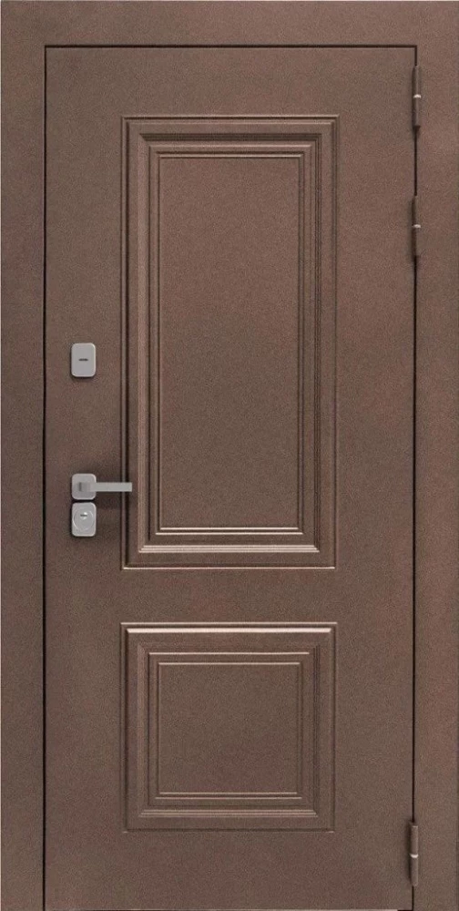 Входная дверь ДвериПРО Д-68 СБ-1 (ст. белое, 16мм, капучино) DPRO196901 внешняя сторона