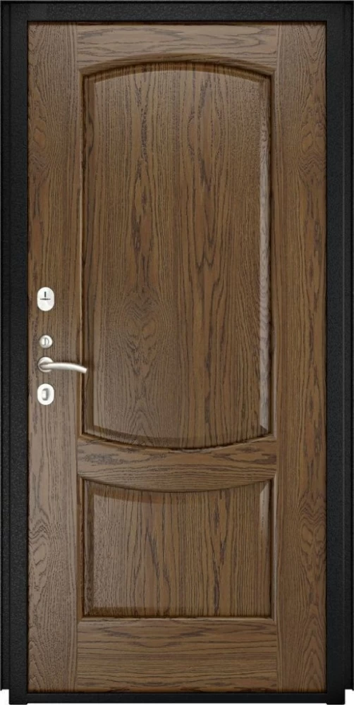 Входная дверь ДвериПРО Аура Лаура-2 (16мм, светлый мореный дуб) DPRO197019 внутренняя сторона