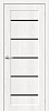 Межкомнатная дверь Мода-22 Black Line White Dreamline BR4050